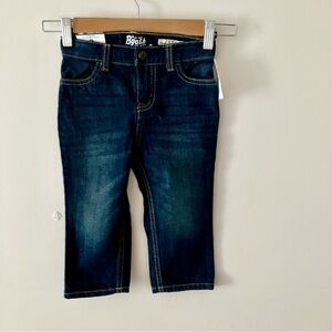 OshKosh Baby Straight Jeans Size 18 Months Denim dark Blue NWT